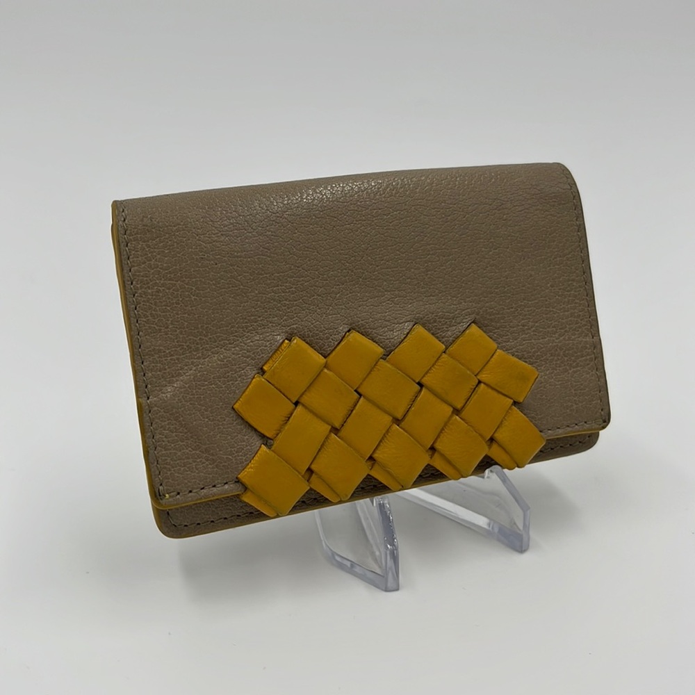 Authentic Bottega Veneta Leather Card Case